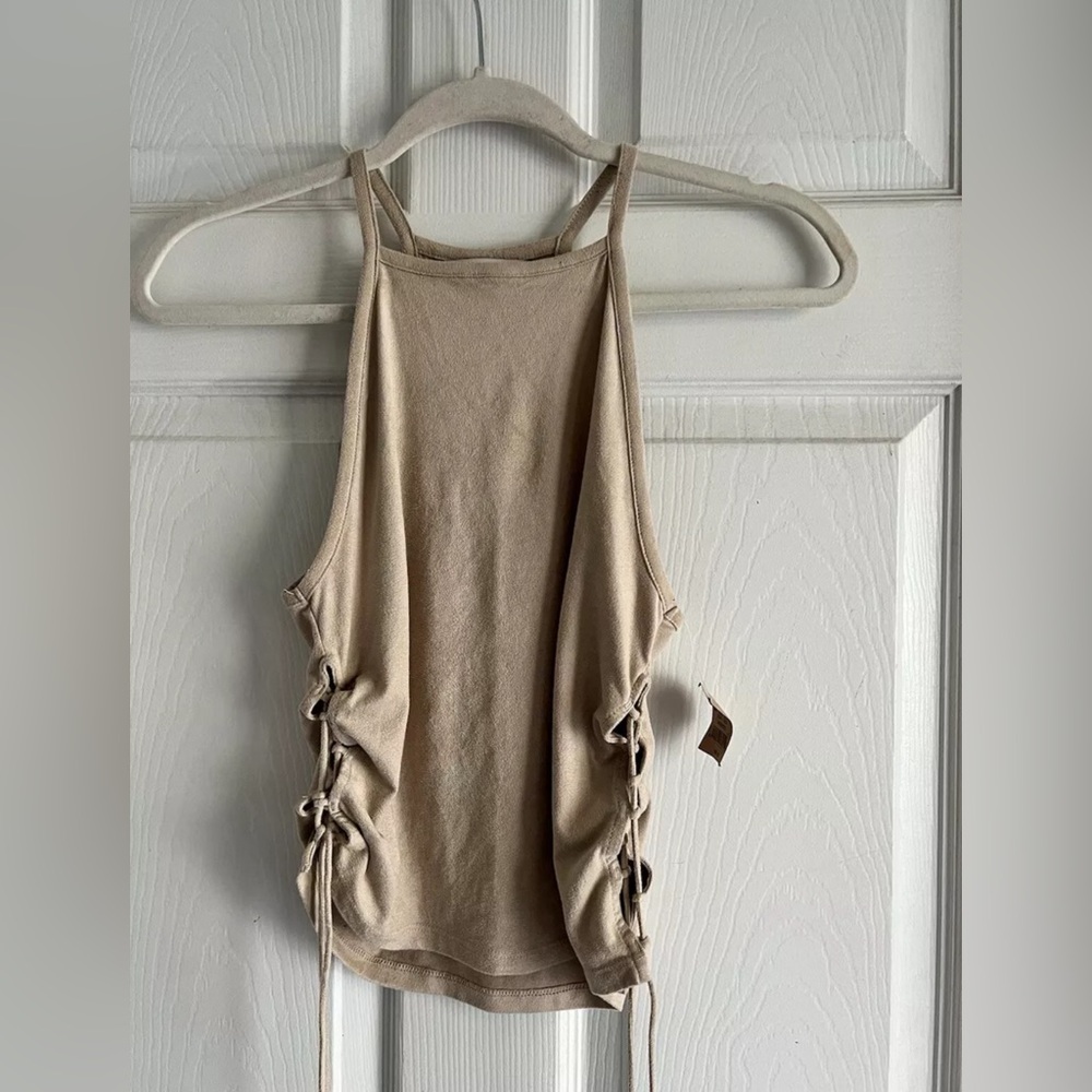 Small American Eagle Suede look Tank top
